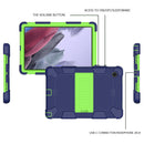 For Samsung Galaxy Tab A8 10.5 2021 Two-Color Robot Silicone + PC Tablet Case(Navy Blue + Yellow Green)