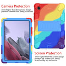 For Samsung Galaxy Tab A8 10.5 2021 Two-Color Robot Silicone + PC Tablet Case(Colorful + Blue)