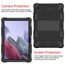 For Samsung Galaxy Tab A8 10.5 2021 Two-Color Robot Silicone + PC Tablet Case(Black)
