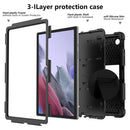 For Samsung Galaxy Tab A8 10.5 2021 Two-Color Robot Silicone + PC Tablet Case(Black)