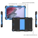 For Samsung Galaxy Tab A8 10.5 2021 Two-Color Robot Silicone + PC Tablet Case(Black + Blue)