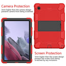 For Samsung Galaxy Tab A8 10.5 2021 Two-Color Robot Silicone + PC Tablet Case(Red + Black)