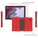 For Samsung Galaxy Tab A8 10.5 2021 Two-Color Robot Silicone + PC Tablet Case(Red + Black)