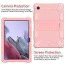 For Samsung Galaxy Tab A8 10.5 2021 Two-Color Robot Silicone + PC Tablet Case(Rose Gold)