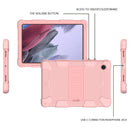 For Samsung Galaxy Tab A8 10.5 2021 Two-Color Robot Silicone + PC Tablet Case(Rose Gold)