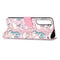 For Samsung Galaxy S22+ 5G 3D Painting Flip Leather Case with Holder(Pink Pony)
