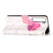 For Samsung Galaxy S22+ 5G 3D Painting Flip Leather Case with Holder(Flower)