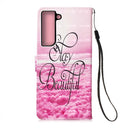 For Samsung Galaxy S22+ 5G 3D Painting Flip Leather Case with Holder(Beautiful)