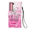 For Samsung Galaxy S22+ 5G 3D Painting Flip Leather Case with Holder(Beautiful)
