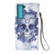 For Samsung Galaxy S22+ 5G 3D Painting Flip Leather Case with Holder(Cloud Skull)