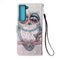 For Samsung Galaxy S22+ 5G 3D Painting Flip Leather Case with Holder(Owl)