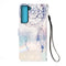 For Samsung Galaxy S22+ 5G 3D Painting Flip Leather Case with Holder(Fantasy Wind Chimes)