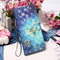 For Samsung Galaxy S22+ 5G 3D Painting Flip Leather Case with Holder(Gold Butterfy)
