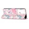 For Samsung Galaxy S22 Ultra 5G 3D Painting Flip Leather Case with Holder(Pink Pony)