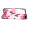 For Samsung Galaxy S22 Ultra 5G 3D Painting Flip Leather Case with Holder(Red Butterfly)