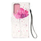 For Samsung Galaxy S22 Ultra 5G 3D Painting Flip Leather Case with Holder(Flower)