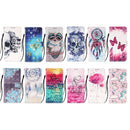 For Samsung Galaxy S22 Ultra 5G 3D Painting Flip Leather Case with Holder(Flower)