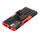 For Xiaomi Redmi Note 11 Pro (China) Tire Texture TPU + PC Phone Case with Holder(Red)