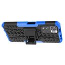 For Xiaomi Redmi Note 11 Pro (China) Tire Texture TPU + PC Phone Case with Holder(Blue)