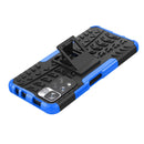 For Xiaomi Redmi Note 11 Pro (China) Tire Texture TPU + PC Phone Case with Holder(Blue)