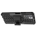 For Xiaomi Redmi Note 11 Pro (China) Tire Texture TPU + PC Phone Case with Holder(Black)