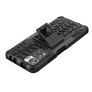 For Xiaomi Redmi Note 11 Pro (China) Tire Texture TPU + PC Phone Case with Holder(Black)