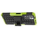 For Xiaomi Redmi Note 11 Pro (China) Tire Texture TPU + PC Phone Case with Holder(Green)