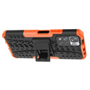 For Xiaomi Redmi Note 11 Pro (China) Tire Texture TPU + PC Phone Case with Holder(Orange)