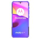 For Motorola Moto E40 Tire Texture TPU + PC Phone Case with Holder(Purple)