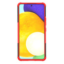 For Samsung Galaxy A53 5G Tire Texture TPU + PC Phone Case with Holder(Red)