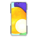 For Samsung Galaxy A53 5G Tire Texture TPU + PC Phone Case with Holder(White)
