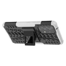 For Samsung Galaxy A53 5G Tire Texture TPU + PC Phone Case with Holder(White)