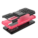 For Samsung Galaxy A53 5G Tire Texture TPU + PC Phone Case with Holder(Pink)