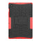For Samsung Galaxy Tab A8 10.5 (2021) Tire Texture TPU + PC Tablet Case(Red)