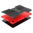 For Samsung Galaxy Tab A8 10.5 (2021) Tire Texture TPU + PC Tablet Case(Red)