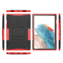 For Samsung Galaxy Tab A8 10.5 (2021) Tire Texture TPU + PC Tablet Case(Red)