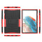 For Samsung Galaxy Tab A8 10.5 (2021) Tire Texture TPU + PC Tablet Case(Red)