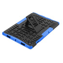 For Samsung Galaxy Tab A8 10.5 (2021) Tire Texture TPU + PC Tablet Case(Blue)