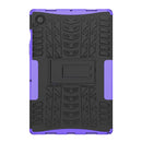 For Samsung Galaxy Tab A8 10.5 (2021) Tire Texture TPU + PC Tablet Case(Purple)