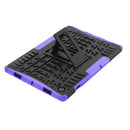 For Samsung Galaxy Tab A8 10.5 (2021) Tire Texture TPU + PC Tablet Case(Purple)