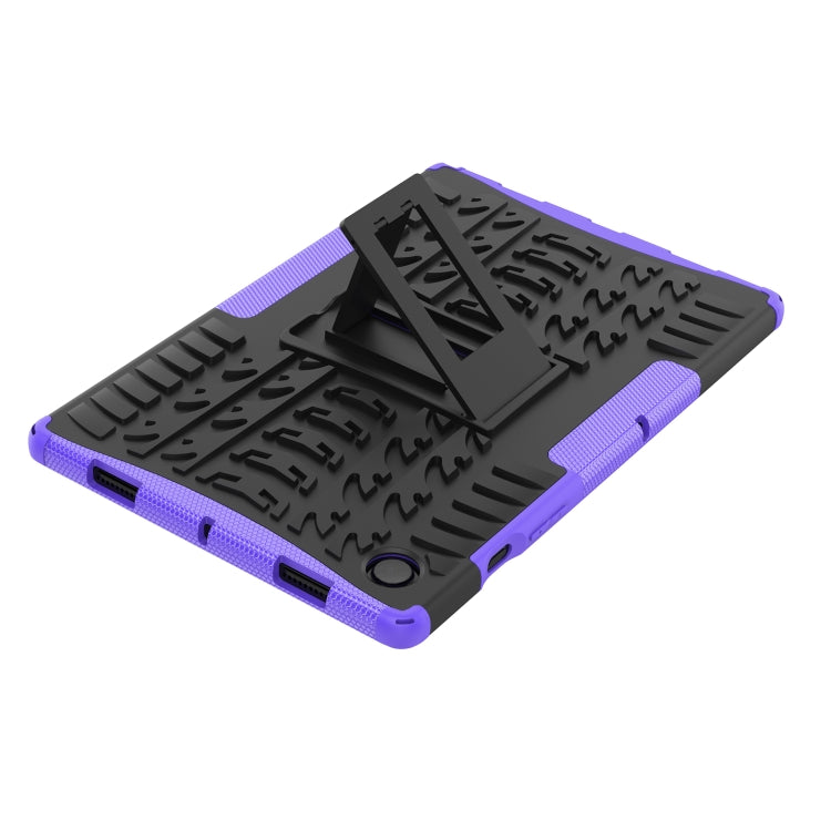 For Samsung Galaxy Tab A8 10.5 (2021) Tire Texture TPU + PC Tablet Case(Purple)