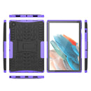 For Samsung Galaxy Tab A8 10.5 (2021) Tire Texture TPU + PC Tablet Case(Purple)