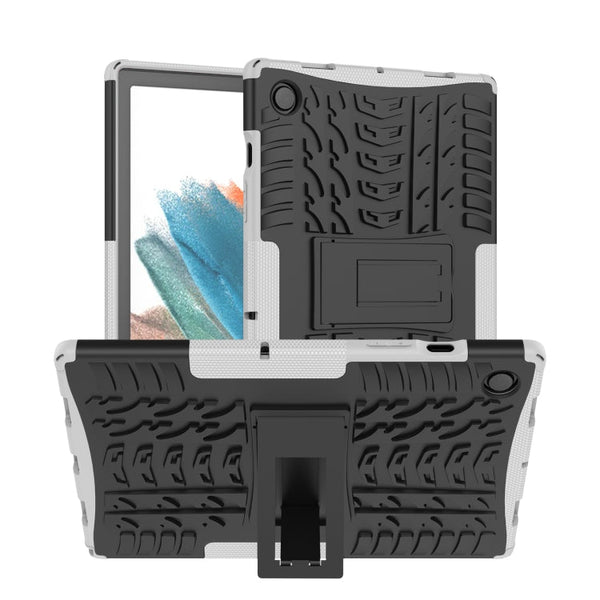 For Samsung Galaxy Tab A8 10.5 (2021) Tire Texture TPU + PC Tablet Case(White)