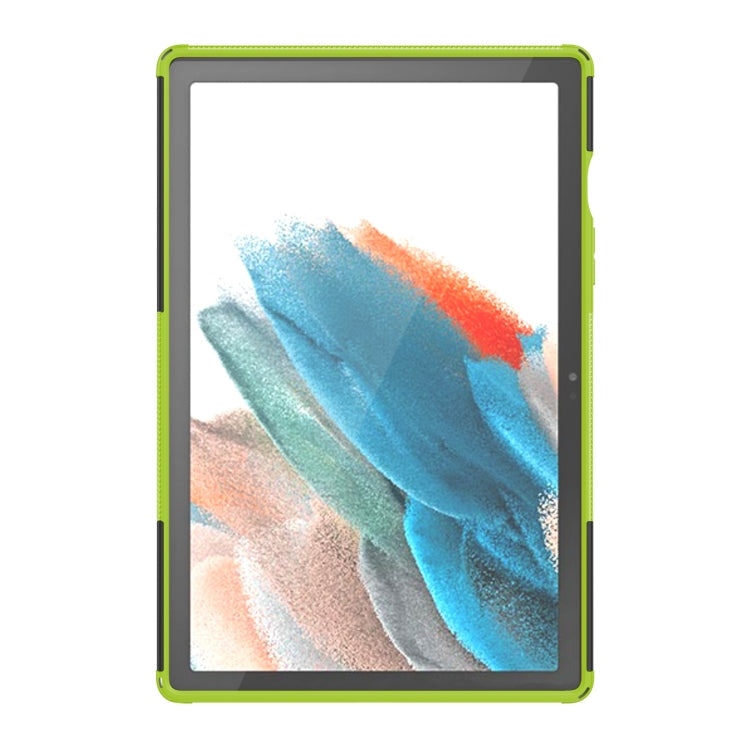 For Samsung Galaxy Tab A8 10.5 (2021) Tire Texture TPU + PC Tablet Case(Green)