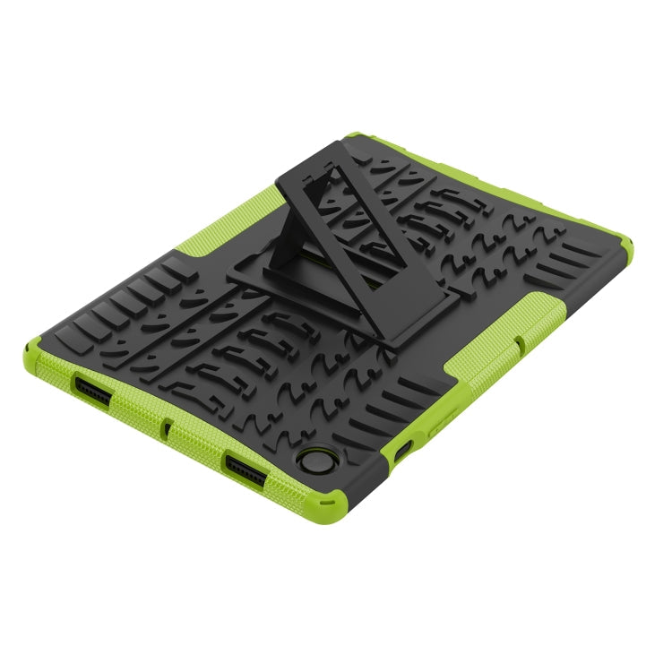 For Samsung Galaxy Tab A8 10.5 (2021) Tire Texture TPU + PC Tablet Case(Green)