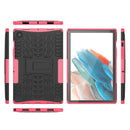 For Samsung Galaxy Tab A8 10.5 (2021) Tire Texture TPU + PC Tablet Case(Pink)