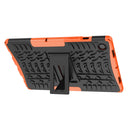 For Samsung Galaxy Tab A8 10.5 (2021) Tire Texture TPU + PC Tablet Case(Orange)