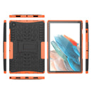 For Samsung Galaxy Tab A8 10.5 (2021) Tire Texture TPU + PC Tablet Case(Orange)