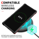 For Samsung Galaxy S22 Ultra 5G Non-slip Armor Phone Case(Red)