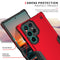 For Samsung Galaxy S22 Ultra 5G Non-slip Armor Phone Case(Black)